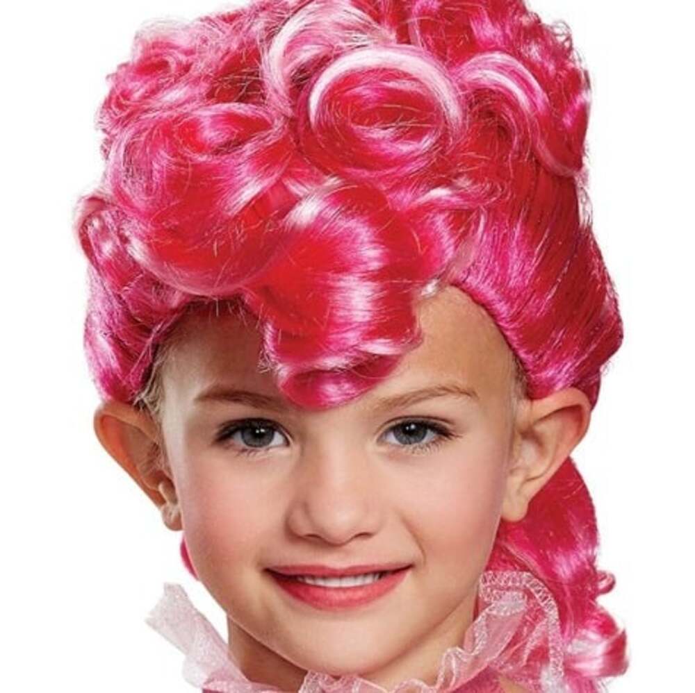 NWT Disguise My Little Pony The Movie Pinkie Pie Pink Wig Halloween Costume